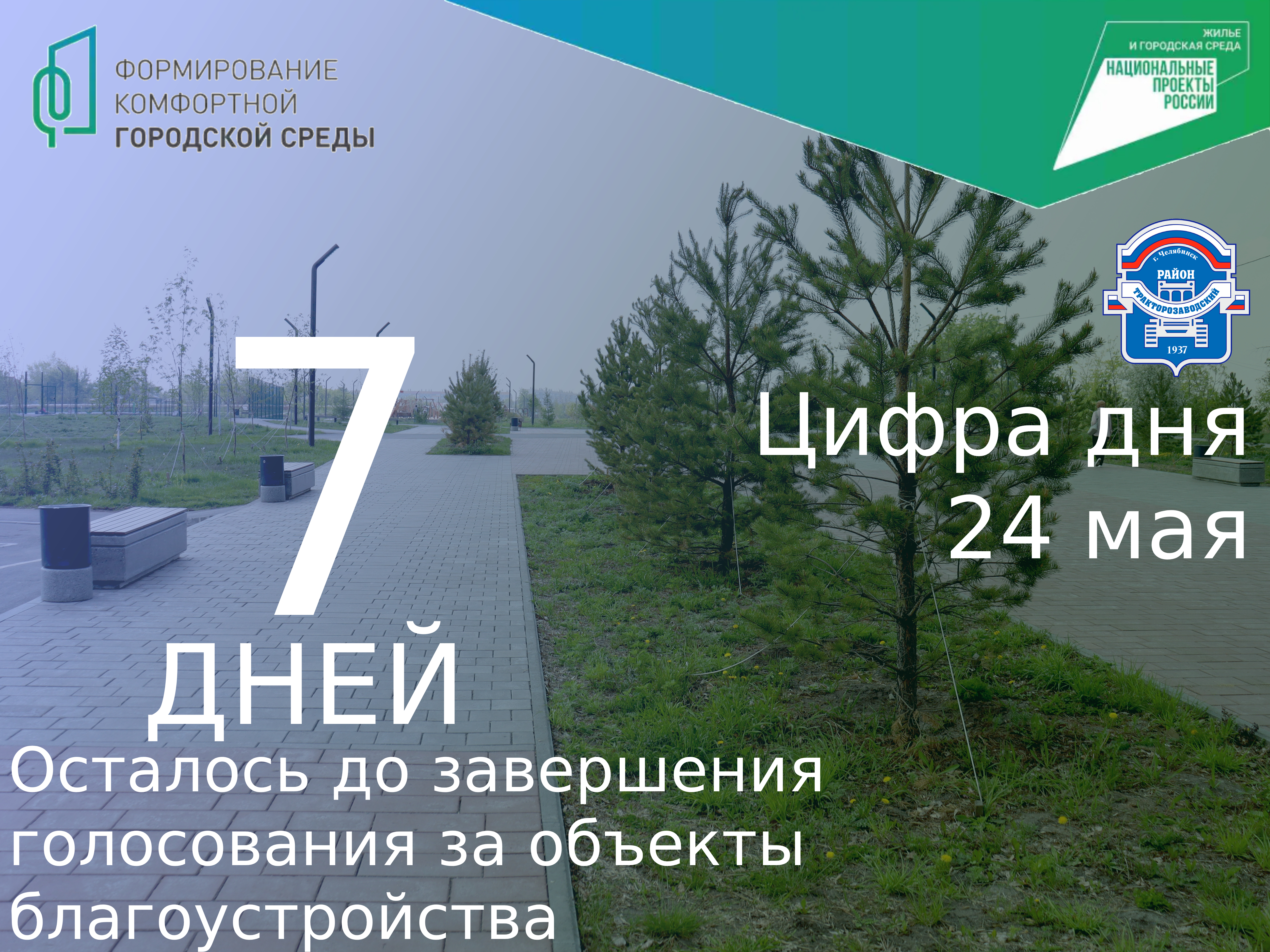 В Тракторозаводском районе продолжается голосование за новые объекты благоустройства