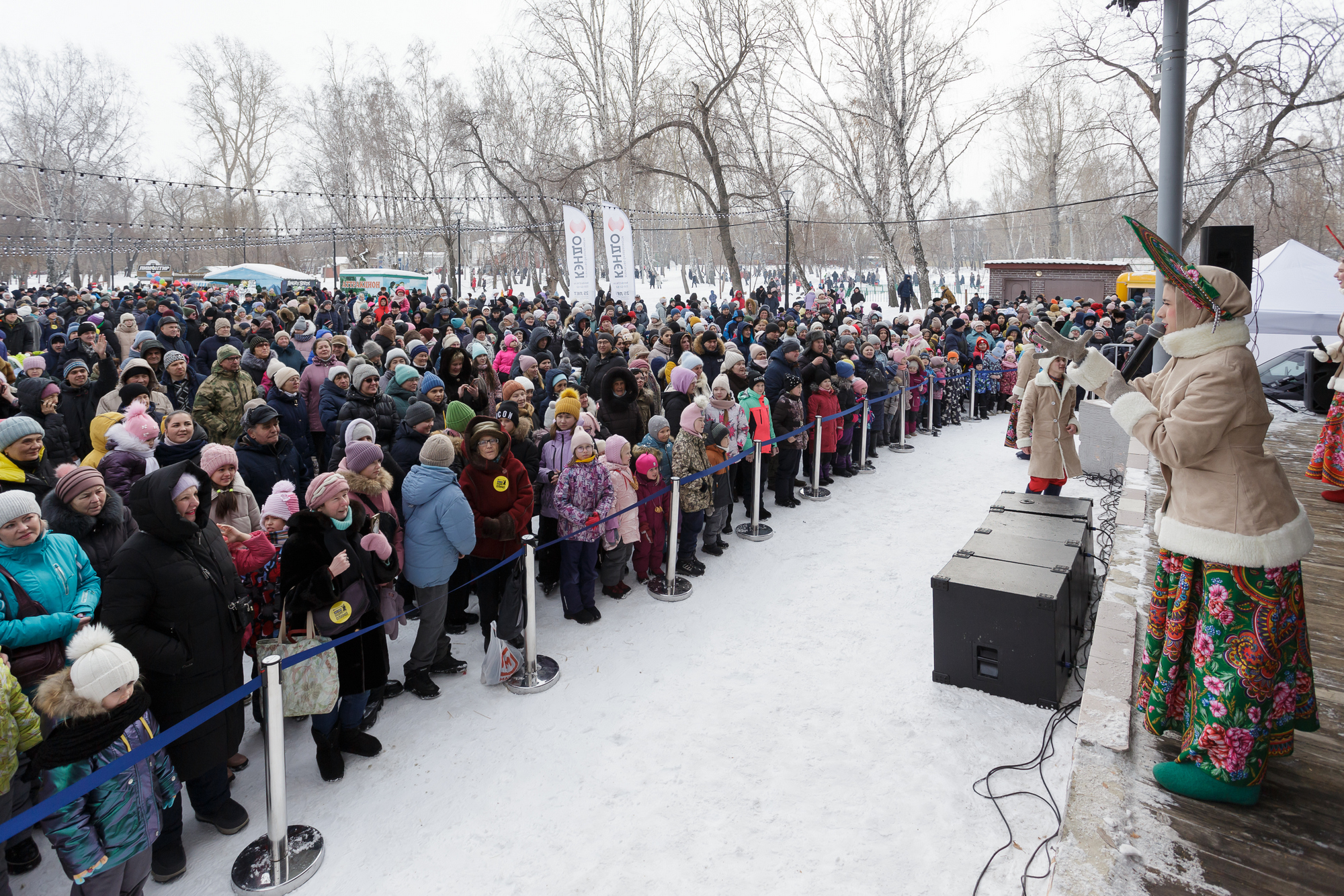 В парке «Сад Победы» отметили Масленицу!