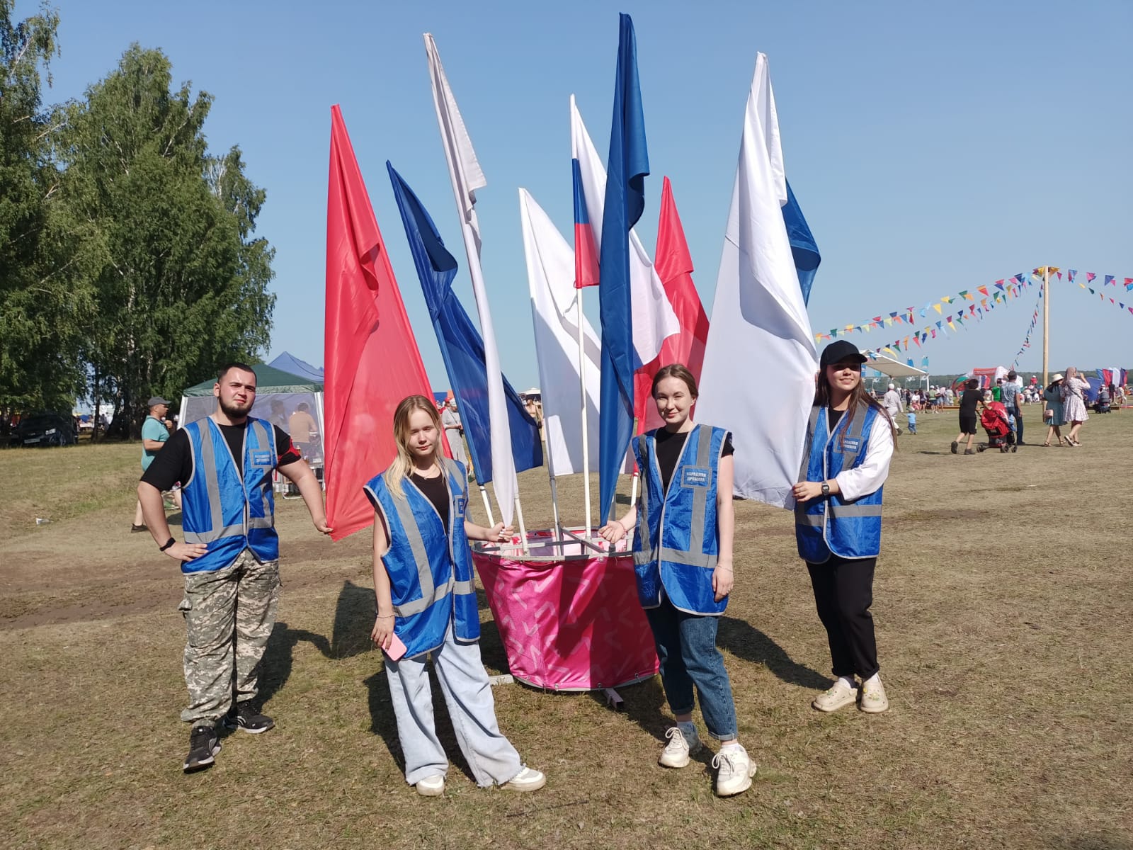 Дружинники Тракторозаводского района приняли участие в охране общественного порядка на областном Сабантуе