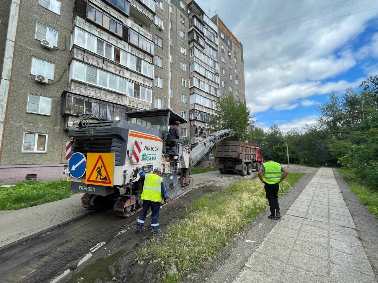 В Тракторозаводском районе стартовал ремонт межквартальных проездов