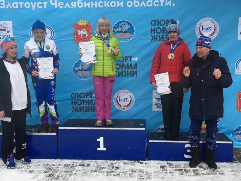 Ветеран спорта Тракторозаводского района Попова Раиса Ивановна заняла 3 место в Международных соревнованиях по лыжным гонкам среди спортсменов-любителей